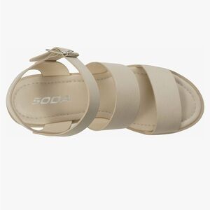 Soda lugsole sandals